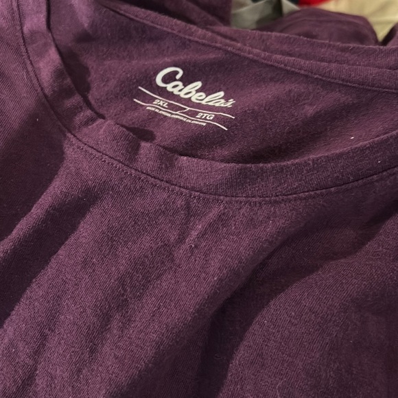 Woman’s 2x purple 2xl short sleeve purple top - Picture 2 of 4